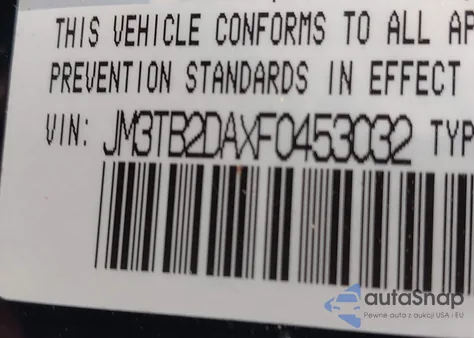 2015 Mazda Cx-9 Grand Touring from USA, damaged, VIN JM3TB2DAXF0453032